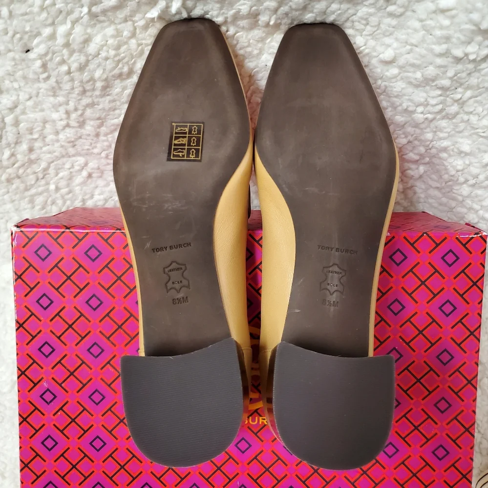 Tory Burch Jessa 45MM Leather Heeled Loafers - Picture 10 of 14